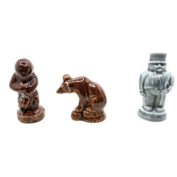 Vintage 3 Wade England Whimsies Porcelain Circus Figurines - Picture 3 of 5